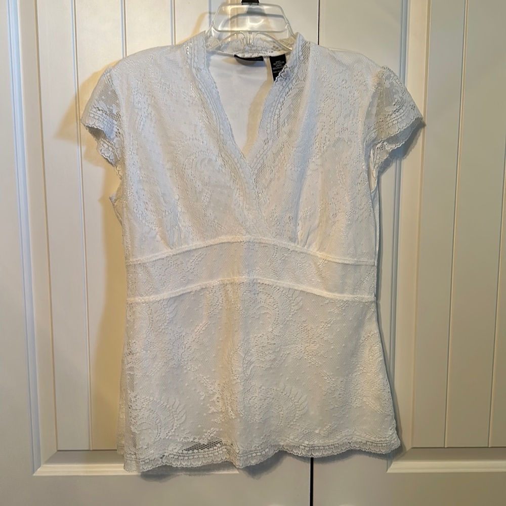 New York & Company lace top
